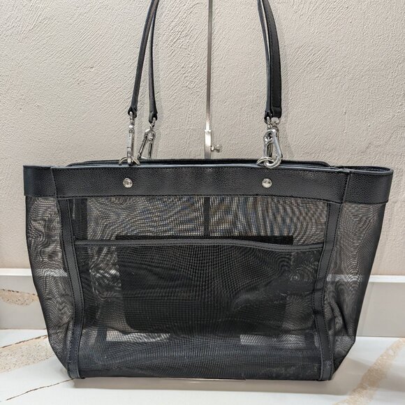 Karl Lagerfeld Paris, mesh tote bag. EUC! - Picture 5 of 5